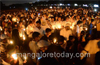 People raise voice with candles in hundreds for victim of Ullal sex attack